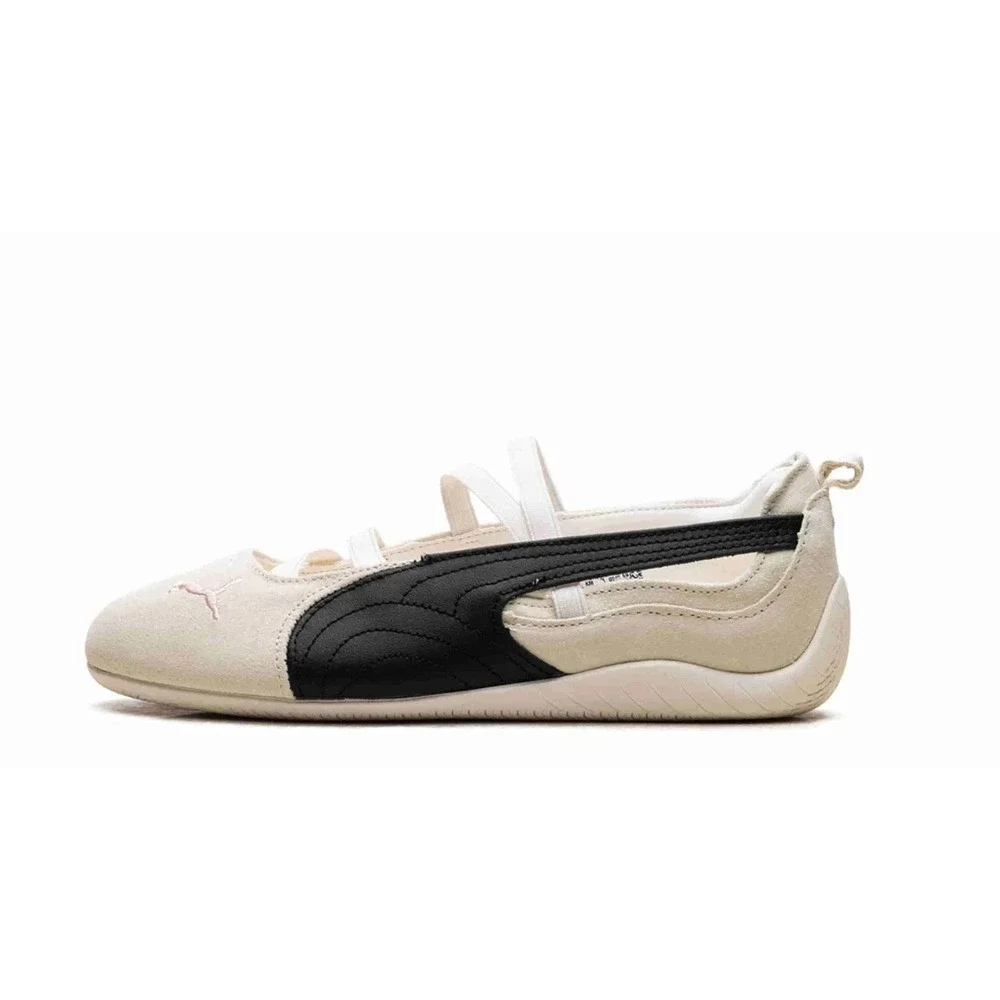Puma Speedcat Ballet SD x Rosé Womens Size 8.5 White Black Frosty Pink 404395-01